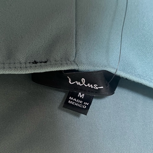 NWT Lulus Cutout On The Town Sage Blue Cutout Bodycon Dress Medium - Picture 8 of 8